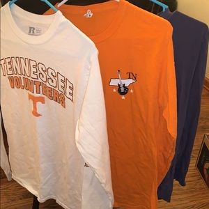 Lot of three Tennessee t-shirts long sleeves women’s small